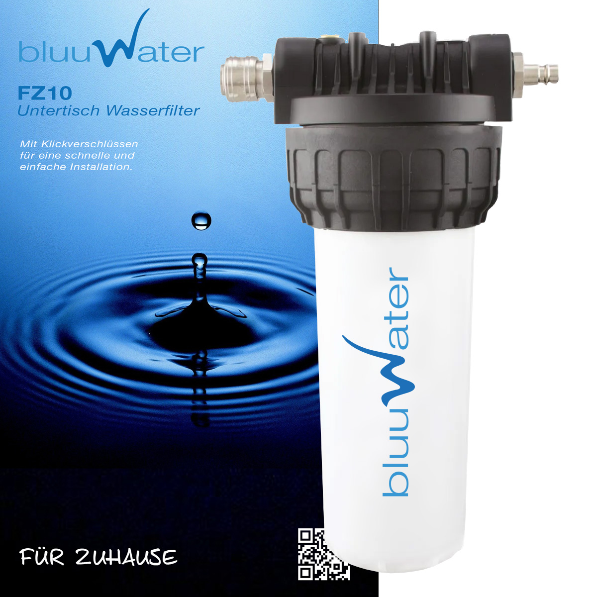 bluuwater FZ10 Untertisch Wasserfilter